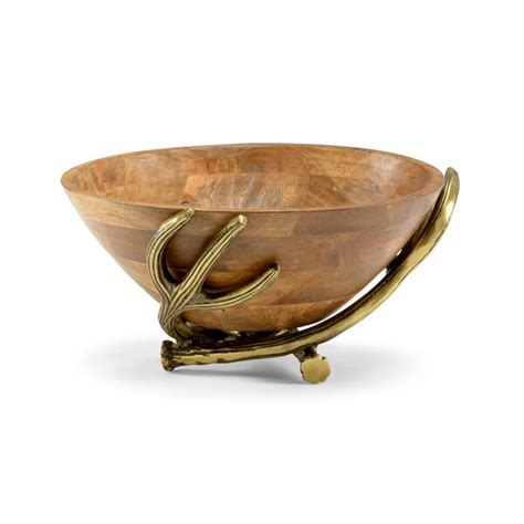 Wildwood Highlands Wood Decorative Bowl Perigold