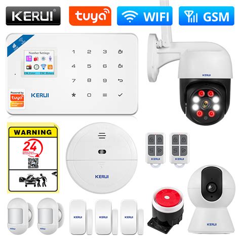 Kerui Tuya Smart Wifi Gsm Security Alarm