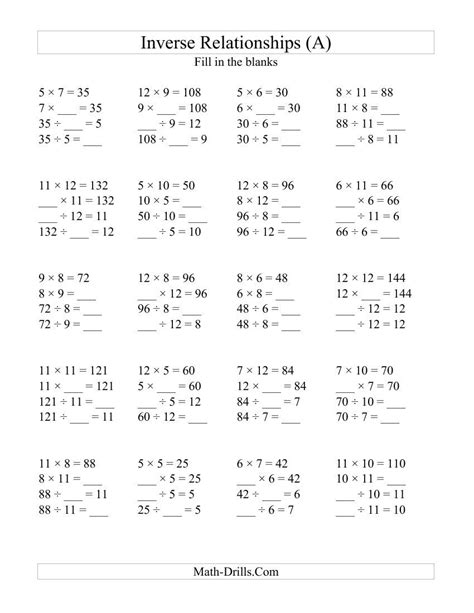 Multiplication And Division