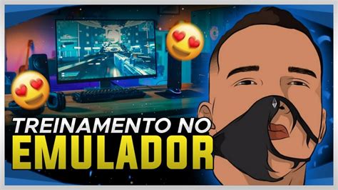 FREE FIRE AO VIVO TREINO EMULADOR SEM SENSI JOGANDO OS CRIA S2