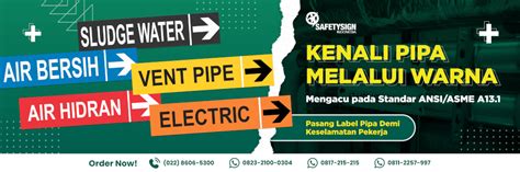 LABEL PIPA Safety Sign Indonesia Rambu K3 Lalu Lintas Exit