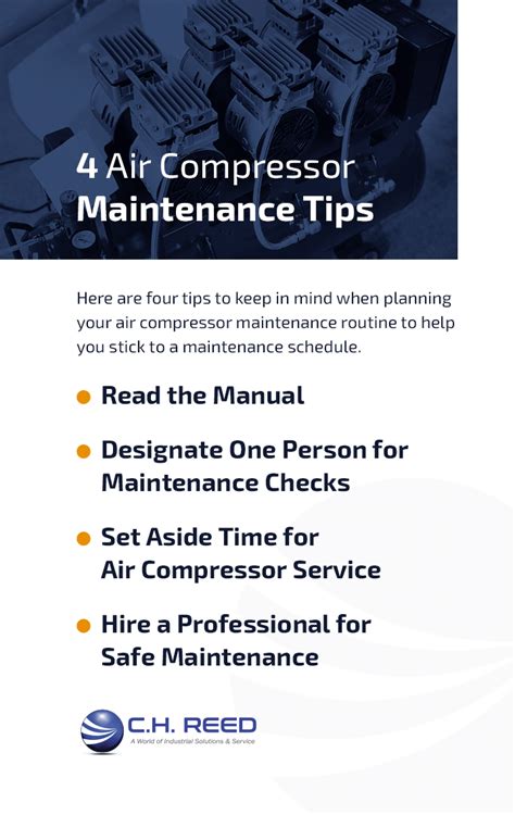 Industrial Air Compressor Preventive Maintenance C H Reed