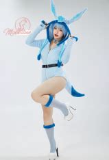 Pm Derivative Sexy Lingerie Bodysuit Plush Hooded Deep V Romper And Socks With Belt And Tail