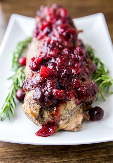 Slow Cooker Cranberry Rosemary Pork Tenderloin Fit Happy Free