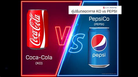 The Coca Cola Company KO vs PepsiCo Inc PEPSI คปรบตลอดกาล