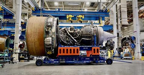 Pratt And Whitney Pw4000 Engine Used On A Boeing 777 Aircraft San Francisco International Airport