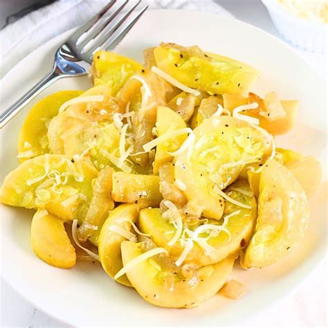 Sautéed Yellow Squash With Onions And Parmesan • Now Cook This