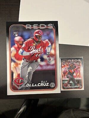 2024 Topps Series 1 Elly De La Cruz Rookie Oversized Image Variation