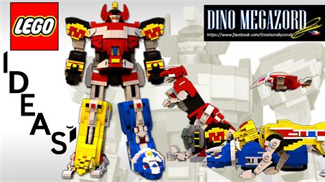 Mighty Morphin Power Rangers Dino Megazord Lego Ideas Project By Len