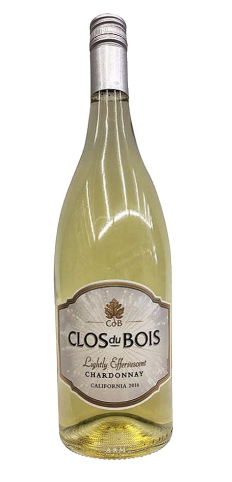 164293 CLOS DU BOIS LIGHTLY EFFERVESCENT CHARDONNAY Luekens Wine