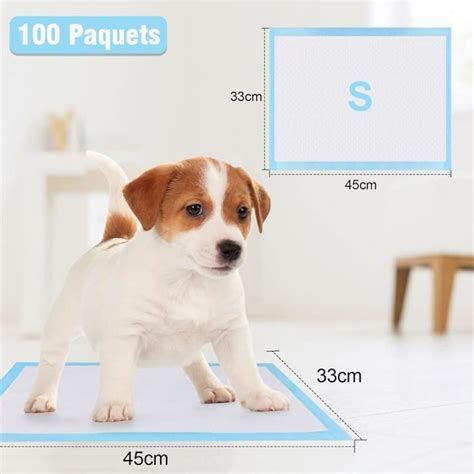 Lot de 100 Tapis Éducateurs pour Chiots Tapis Absorant Couche