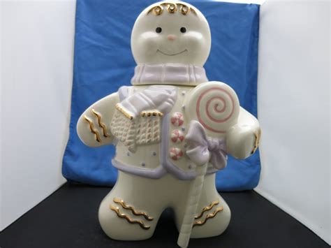 Lenox The Gingerbread Cookie Jar 2002