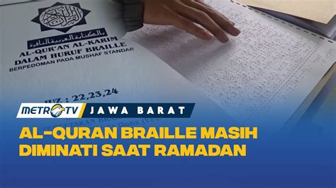 Pabrik Al Quran Braille Kebanjiran Order Saat Ramadan Youtube