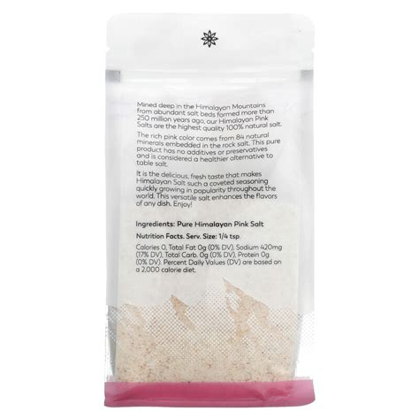 The Spice Lab Himalayan Pink Salt Fine Grain 1 Lb 453 G