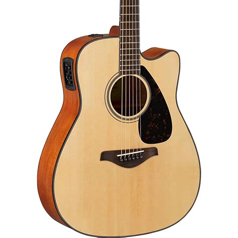 Yamaha Fg Series Fgx C Acoustic Electric Guitar Natural Guitar Center