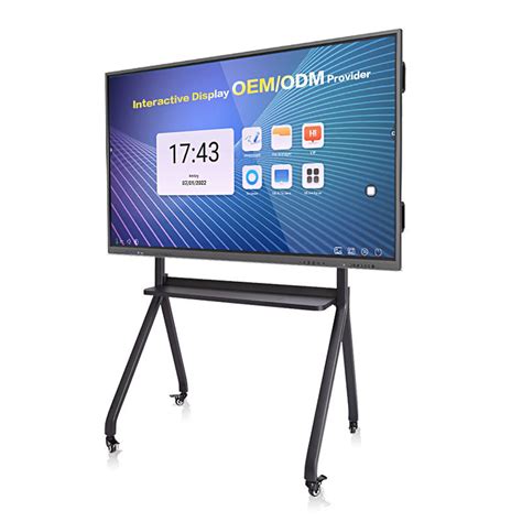 75 Inch IR Touch P Cap Multitouch Screen Digital Smart Classboard