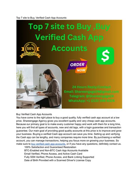 PPT Top 7 Site To Buy Verified Cash App Accounts PowerPoint