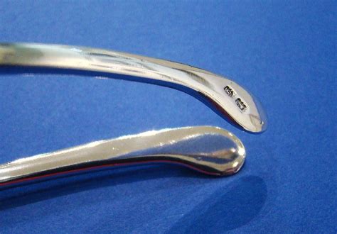 Sterling Silver Wishbone Sugar Tongs Made By Levi Salaman