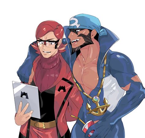 Archie And Maxie Pokemon And 1 More Drawn By Greengrimy Danbooru