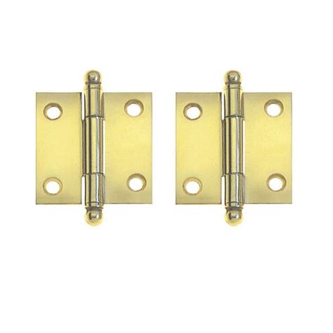 Brass Cabinet Hinges, 1-1/2"– Paxton Hardware ltd