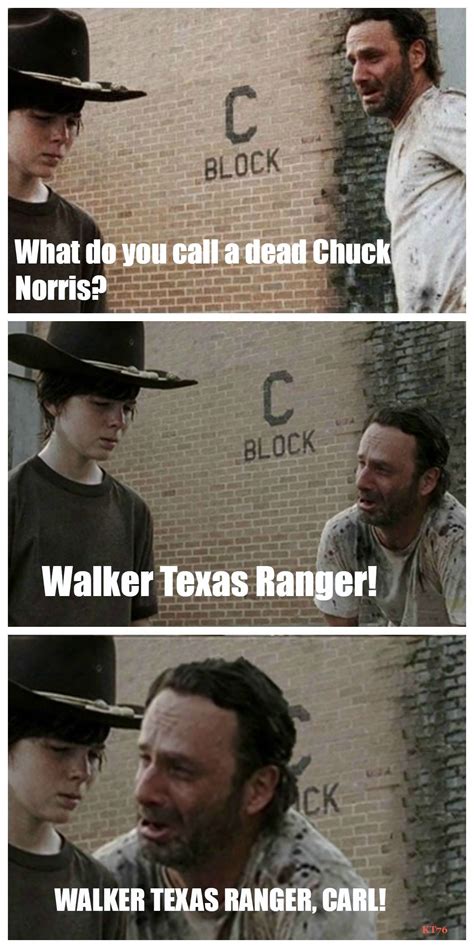 Walking Dead Carl And Rick Meme Coral