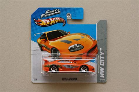 Hot Wheels 2013 HW City Toyota Supra Orange Fast Furious