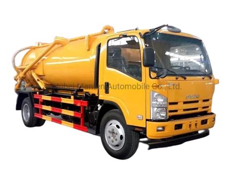 Japan Brand Cbm Mini Septic Tank Liters Vacuum Sewage Suction Truck