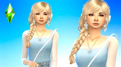 Elsa Disneybound Frozen Sims 4 I Create A Sim YouTube