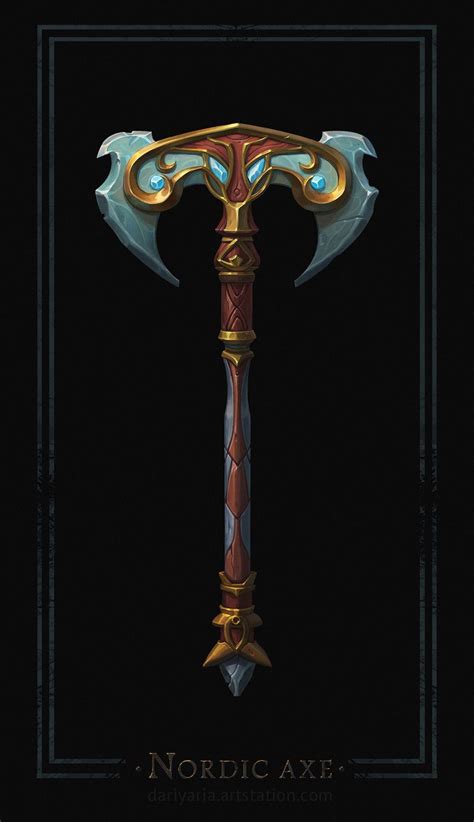 Axe Weapon Concept Art Concept Art Pinterest - Design Talk