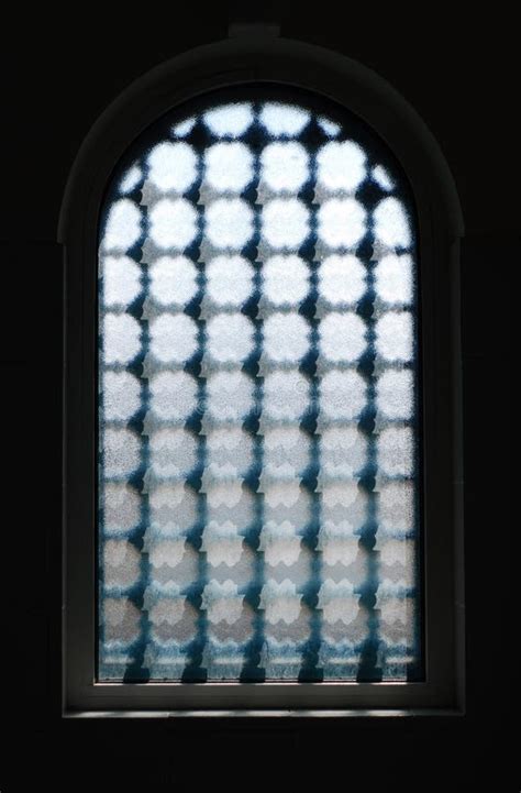 Dark Window With Textured Glass Stock Photos - Image: 8657423