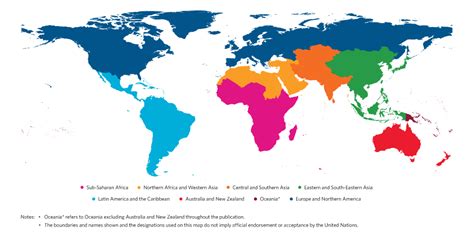 What Are The 10 Regions Of The United Nations