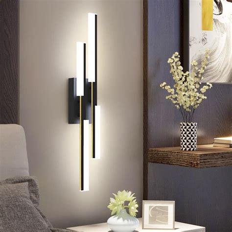 Strip Wall Lamp Light Luxury Creative Bedroom Bedside Lamp Design Sense