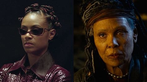 Matrix 4 Transformação de Jada Pinkett Smith em versão idosa de Niobe