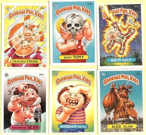 Garbage Pail Kids Cards Gross But Oh So Fun To Read Garbage Pail