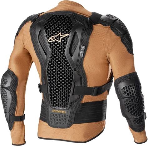 Colete Alpinestars Bionic Action V2 Marrom Preto Grid Motors