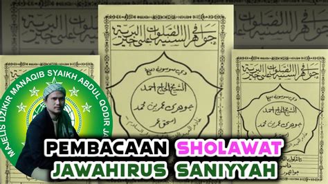 Pembacaan Sholawat Jawahirus Saniyyah Syaikh Ahmad Jauhari Umar Bin