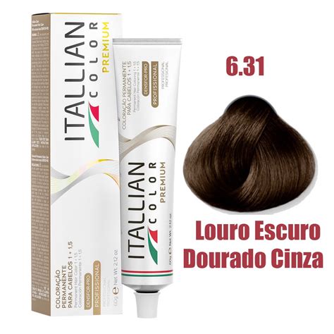 Colora O Itallian G Louro Escuro Dourado Cinza Premium Submarino