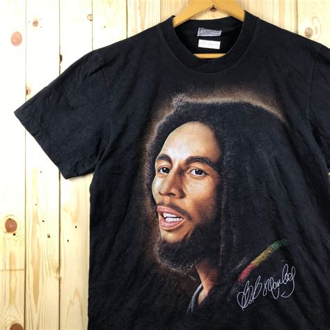 Vintage S Bob Marley Rasta Reggae Single Stich Shirt Etsy