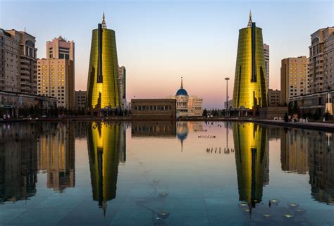 Astana in reflections · Kazakhstan travel and tourism blog