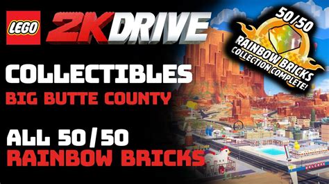 LEGO 2K Drive All 50 Rainbow Bricks Big Butte County