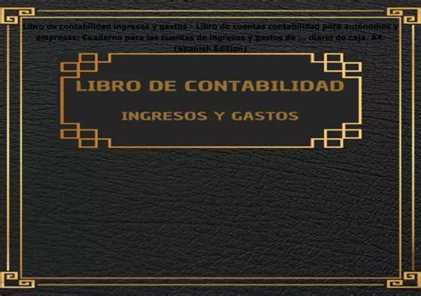 Ppt Libro De Contabilidad Ingresos Y Gastos Libro De Cuentas