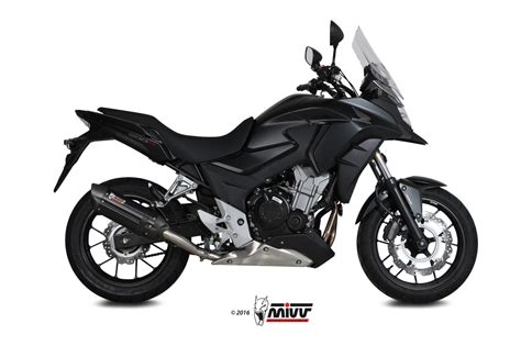 Scarico HONDA CB 500 X Mivv Suono Inox Nero H 061 L9 Mivv