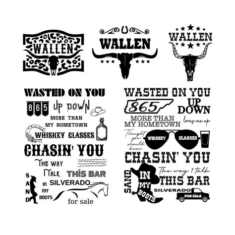 Wallen Bundle Svg Png Wallen Png Western Cowboy Png Wallen Cowboy