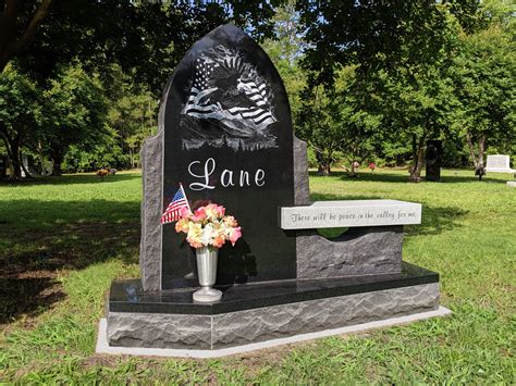 Custom Double Upright Headstone Portfolio Brown Memorials