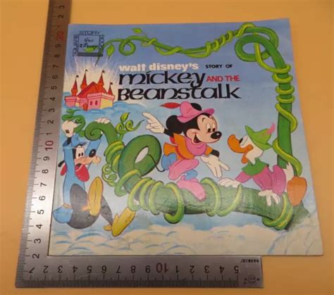 Walt Disneys Story Of Mickey And The Beanstalk Paperback 1st 1973 £400 Picclick Uk