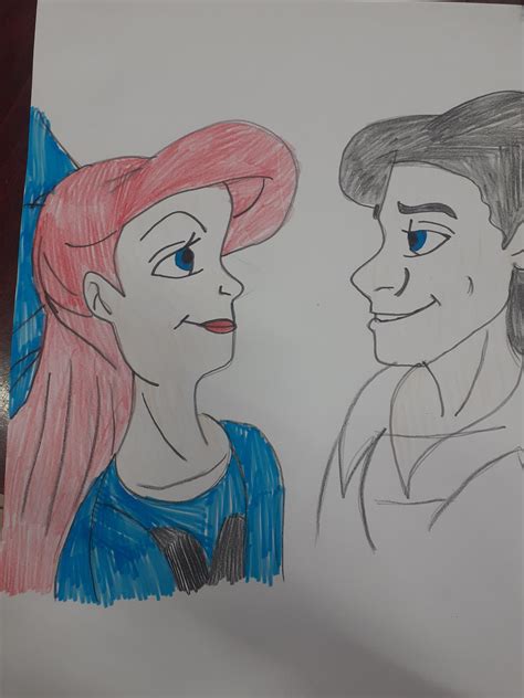 Ariel i Eric by MissSerbianJelena on DeviantArt