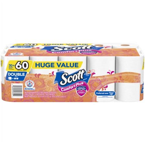 Scott Comfort Plus Double Roll Bath Tissue 30 Rolls, 30 rolls - Kroger