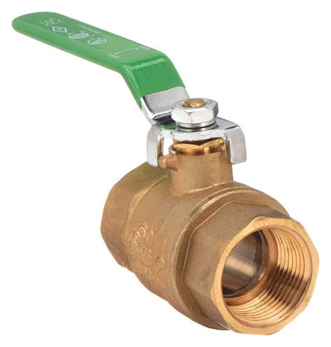 Grainger Approved Ball Valve Lead Free Brass Inline Piece Pipe