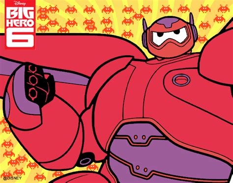 Desenho De Big Hero 6 Baymax Pintado E Colorido Por Usuário Não