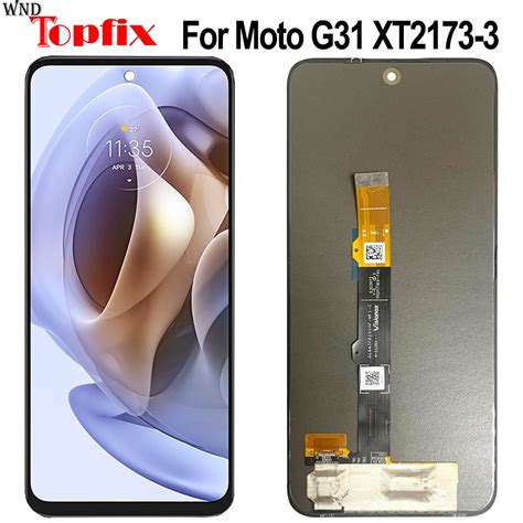 AMOLED LCD Para Motorola Moto G31 XT2173 G41 G71 Display Tela Touch